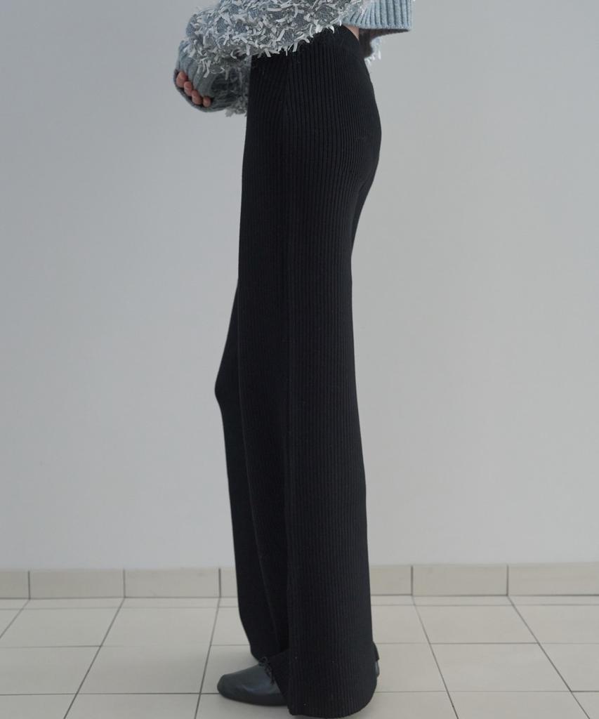 DEETO Ribbed Pants [Black]