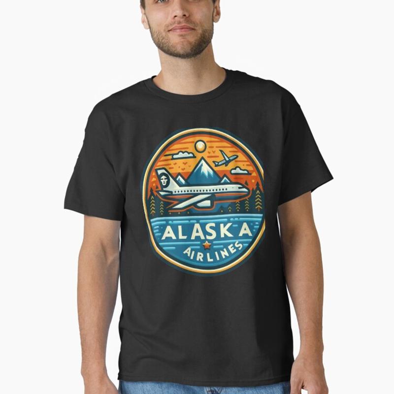 Alaska Airlines Logo Airfield Classic TShirt