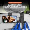 Car Headrest Bag Hook Hanger Auto Backseat Bracket Mobile Phone Holder Leather Rear Seat Hanging Dual Handbag Hooks Accessories