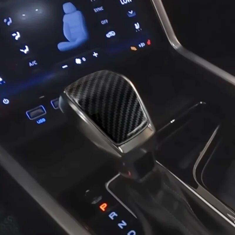 LHD For Ssangyong Torres interior ABS carbonfiber accessories window swtich cover gear shift panle knob air vent cover