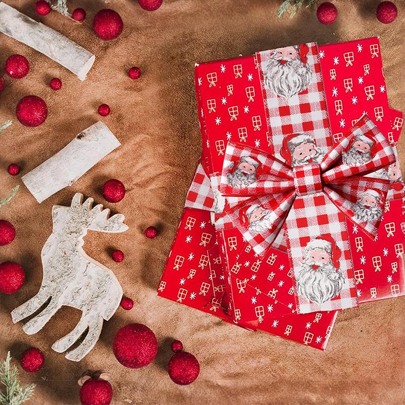 6.3cm Reusable Jute-Style Christmas Craft Ribbon Polyester Webbing