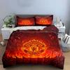 Logo ardent de Manchester United. Ensembles de literie Ensembles de housses de couette Housses de couette Taies d'oreiller(1 * Housse de couette 2 * Taies d'oreiller sans couette)