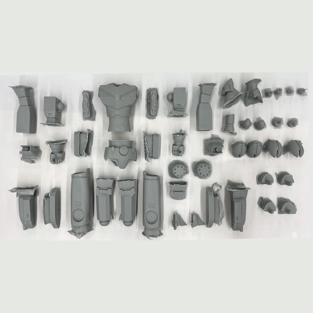 Chodenji Robo Combattler V Kit Mega Vinyle Souple Édition Réédition Environ 50 cm de Haut Vinyle Souple Kit d'Assemblage Non Peint Non Échelle