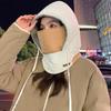 Thickened Winter Neckerchief Windproof Mask Pullover Cap Fashion Men 3 in 1 Cap  Women