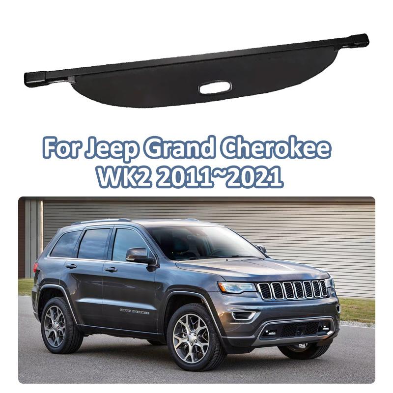 For Jeep Grand Cherokee WK2 2011~2021 Car Trunk Cargo Cover Storage Luggage Adjustable Partition Privacy Curtain Auto Acessories
