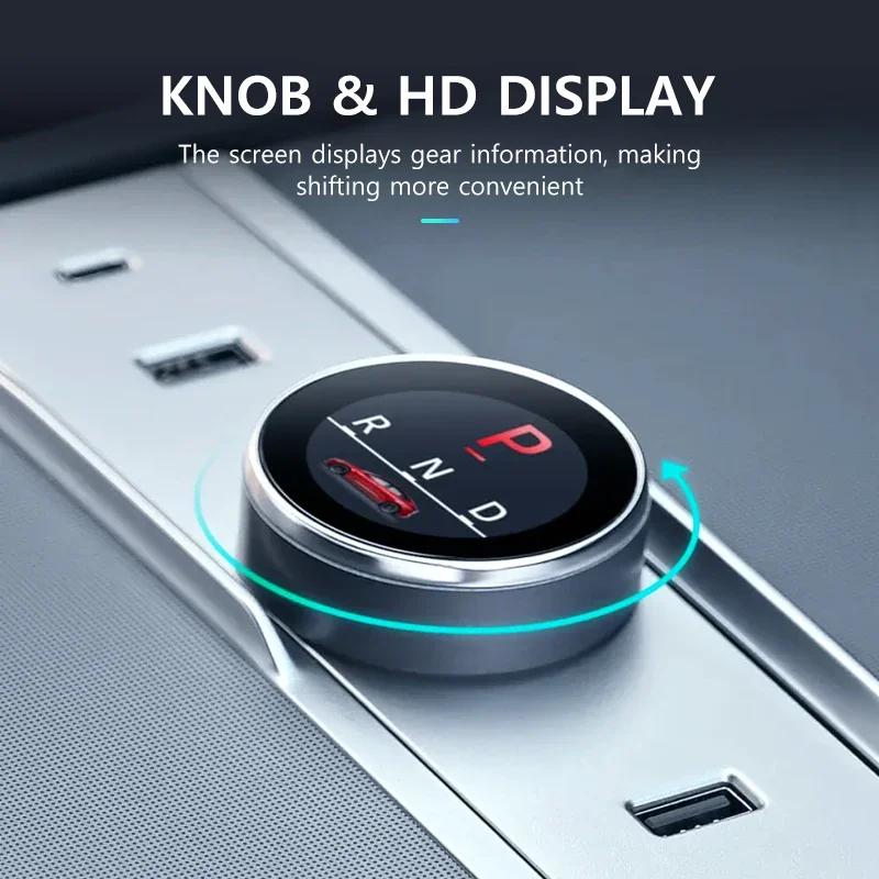For Tesla Model 3 Highland 2025 Docking Station Central Control with Gear Shift Knob Multi-Port USB Hub for Tesla Model 3