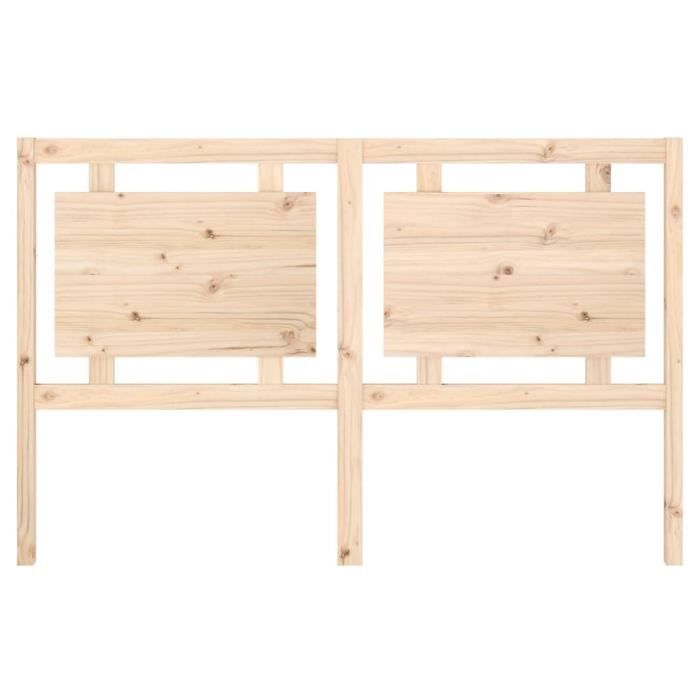 VidaXL Headboard 155.5x4x100 Cm Solid Pine Wood 817945