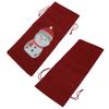 Wine Bag Red Wine Color Diamond Drawing Burlap Wine Bottle Bag Christmas Party Gift