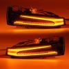 2Pcs Side Mirror Indicator Lamp Waterproof LED Dynamic Turn Signal Light Exterior Mirror Turn Signal Lamp for Car Light Supplies