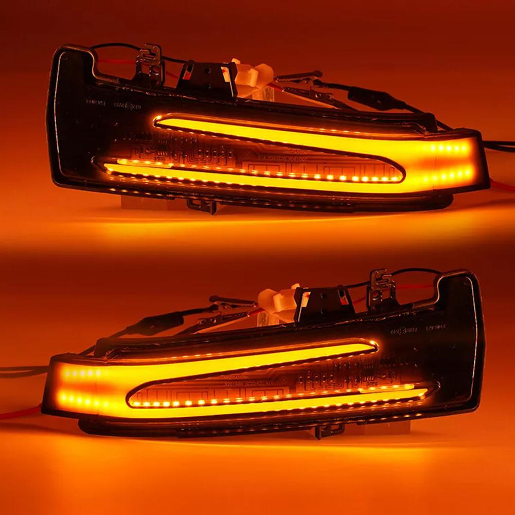 2Pcs LED Mirror Turn Signal Light Waterproof Side Mirror Indicator Lamp Exterior Mirror Turn Signal Lamp Car Accessories