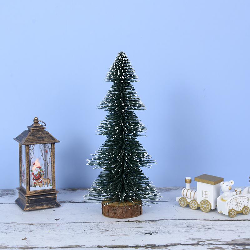 15/20/25cm Christmas Tree Pine Tree DIY Christmas Decorations For Home Table Navidad Xmas Ornaments New Year 2022 Kids Gift