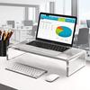 Monitor Stand Riser Acrylic Laptop Stand Clear Desktop Computer Riser  Table Storage Stand Desk Organizer for Storing PC Screen