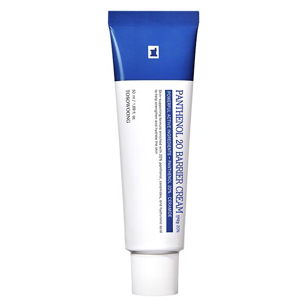 Panthenol 20 Barrier Cream 50ml. Intensive skin barrier care and soothing. Formulated with 200,000ppm of Panthenol.
