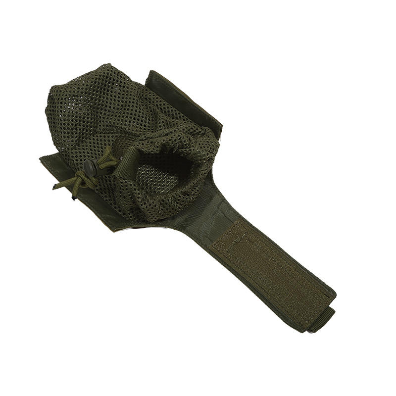 Outdoor Cycling Water Bottle Pouch Tactical Molle Holder Storage Bag Foldable Mesh Water Bottle Sleeve Bag for Backpack