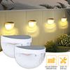 2/4/8 Pcs Solar Fence Light Outdoor Lighting Wall Lamps Garden Energy Light Festoon Decoration LED For Garden Step Patio Stairs