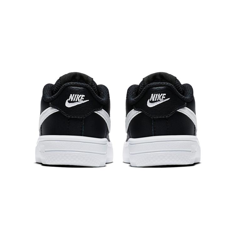 New Nike Air Force 1 18 Low Top Skateboard Shoes Black White Infant And Toddler 905220-002