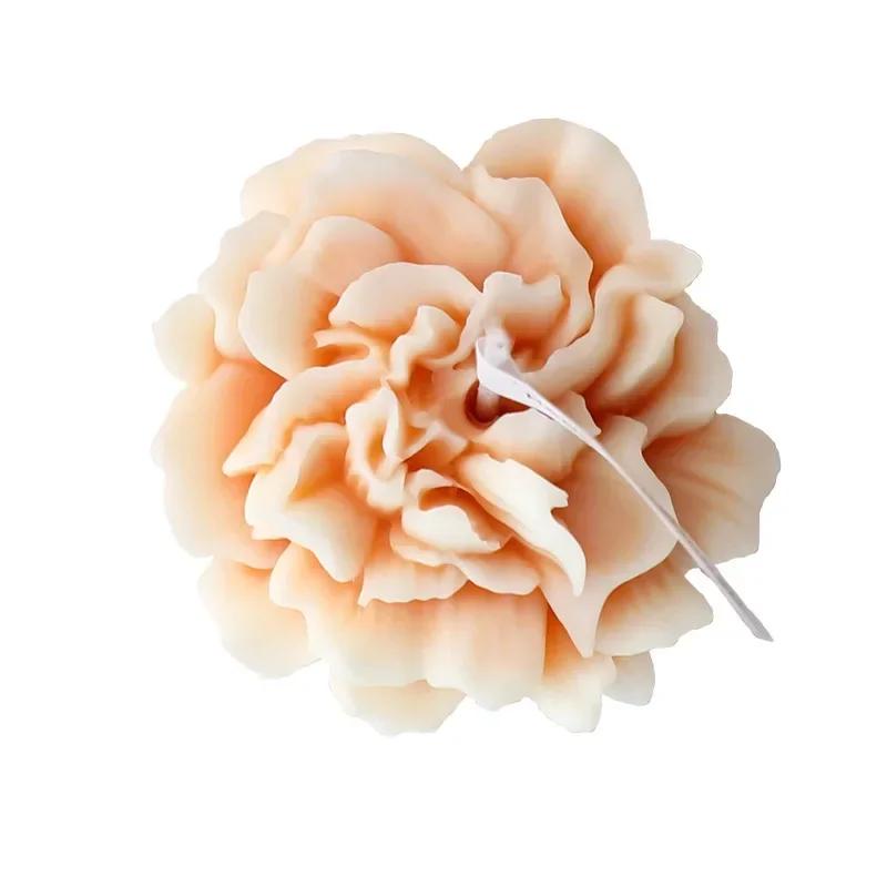 3D Carnation Flower Candle Home Decoration Wedding Bar Party Souvenirs Aromatherapy Candle Room Decor Ornament Gifts