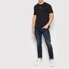Emporio Armani Ss22 Letter Print Crew Neck Pullover Short Sleeve T-Shirt Men Tops Black 3LPT27-PJ7CZ-1200