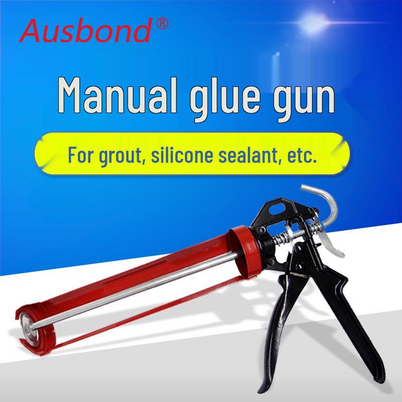 Osbon Silicon & Epoxy Rebar Adhesive Gun, 300ml Glass Glue Hand-Operated Injector, 360ml Hydraulic Glue Gun.