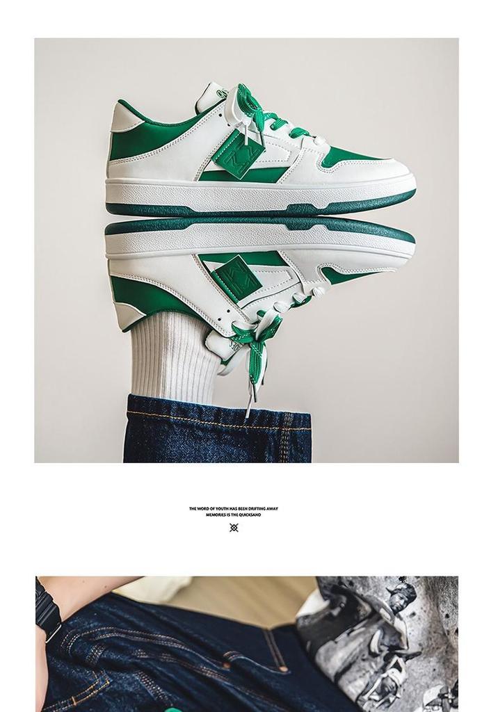 Men's Fashionable White Sneakers: Autumn Campus Casual Sports Style, Korean Trendy Versatile Board Shoes