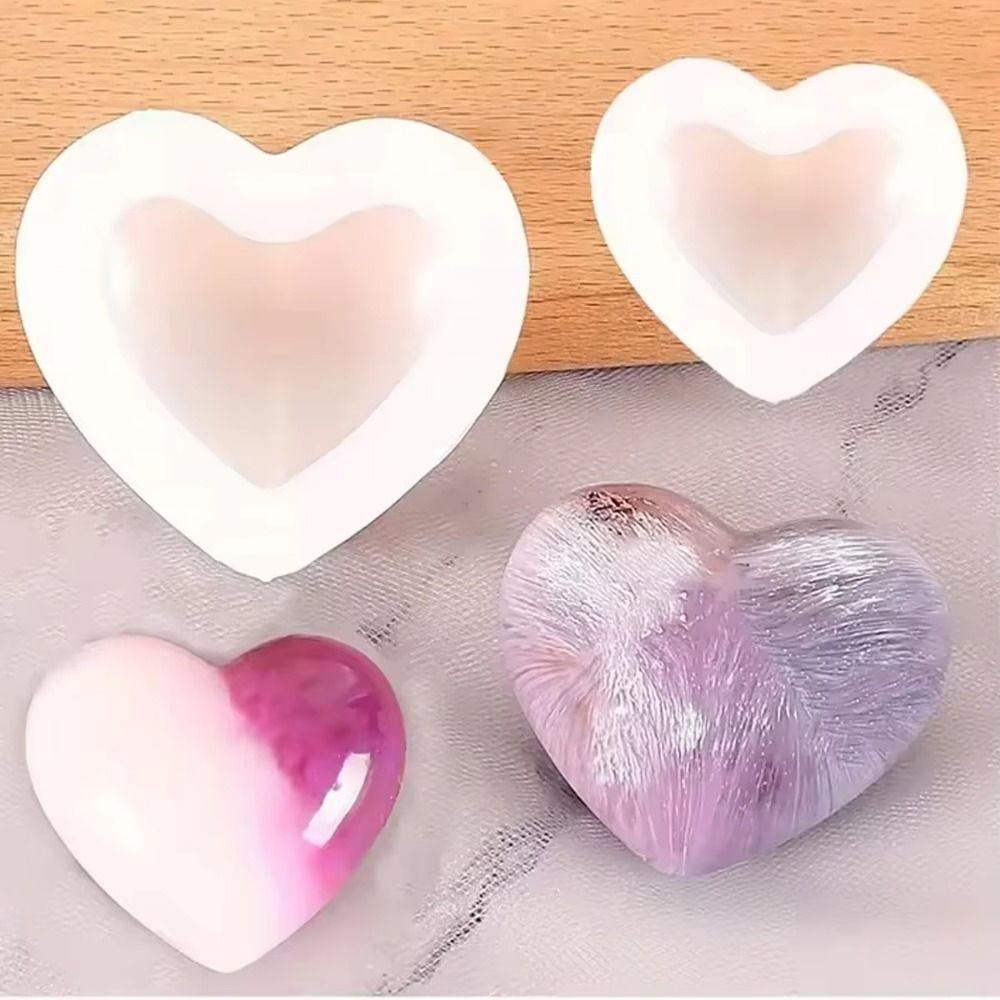 Reusable Chocolate Baking Mold S/M/L Love Heart Mold High-Quality 3D Heart Cake Mold  Resin Crafts
