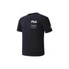 Fila American Retro Logo Printed Sports Fitness Crew Neck Short Sleeve T-Shirt Men Tops Dark-Blue A11M321111G-NV