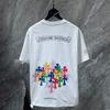 8556 CHROME HEARTS 2026 Summer New High Quality Cotton Round Neck Loose Large Size Men's and Women's T-shirt Couple T-shirt