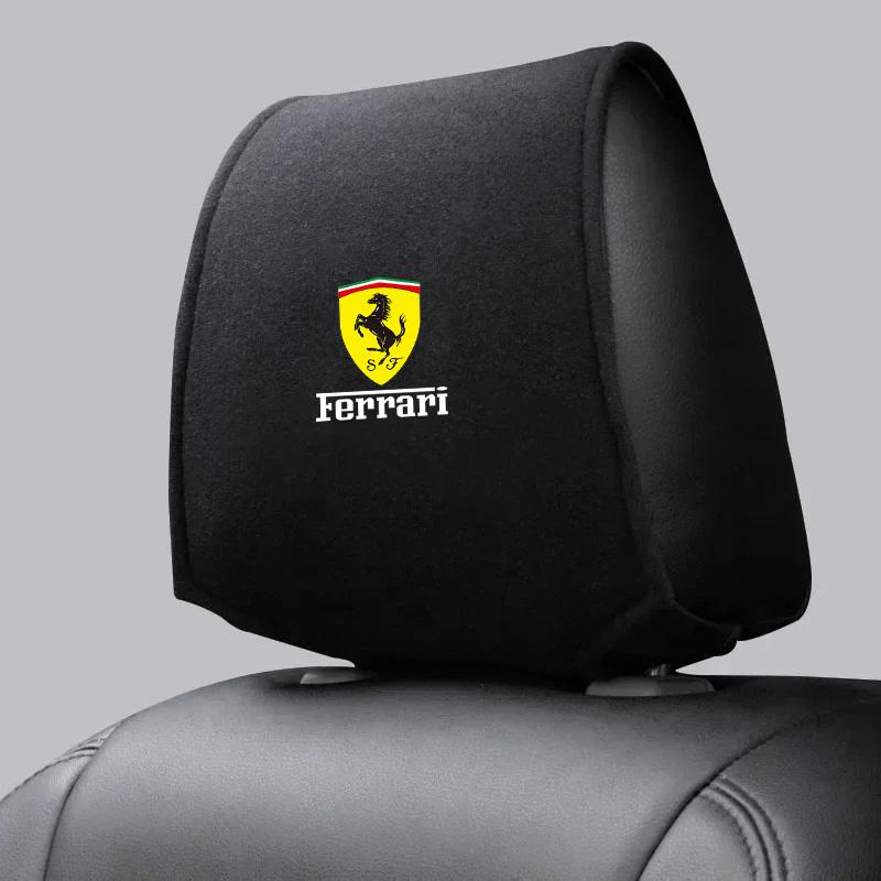 Car Seat Headrest Mat Anti-dust Protection Pad For Ferrari F430 Stradale Roma 488 Spider SF90 Portofino F8 Superfast Accessories MQ1