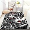 1PC Venetian Mask Print Carpet for Bedroom Living Room Bedside Sofa Floor Mat Modern Home Decor Play Area Rug Large Size