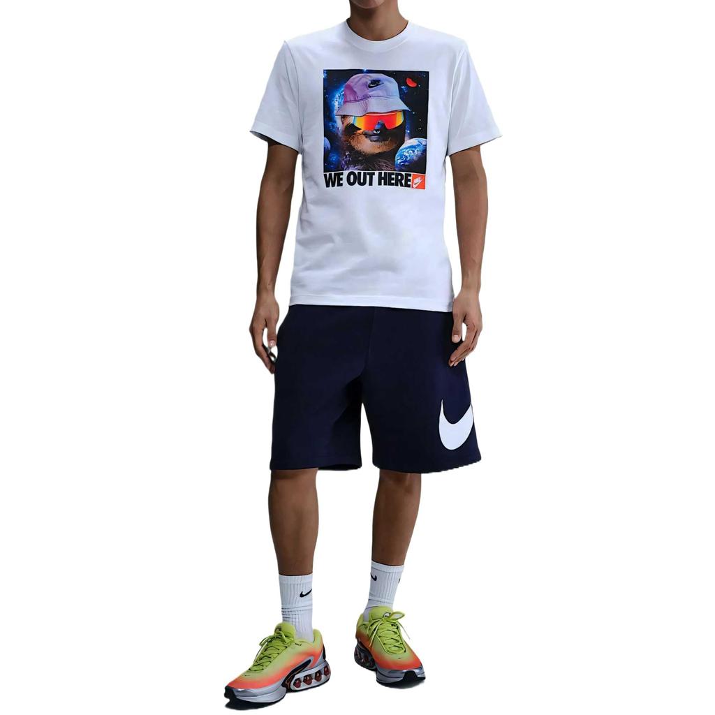 Nike Comfortable Fashionable Soft Versatile Short Sleeve T-Shirt Men Tops White HJ0753-100
