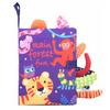 Quiet Book for Toddler Animal Cognitive Fabric Activity Busy Book Montessori Baby Book Toys Cloth Crinkle Books for Babies