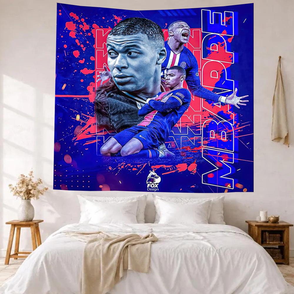 Mbapp Style Wall Decor Tapestry Art For Pet Memorial Birthdaywedding Party Backdrop Family Gift