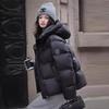 Authentic 2025 Girls' Thickened Hooded Winter Down Jacket