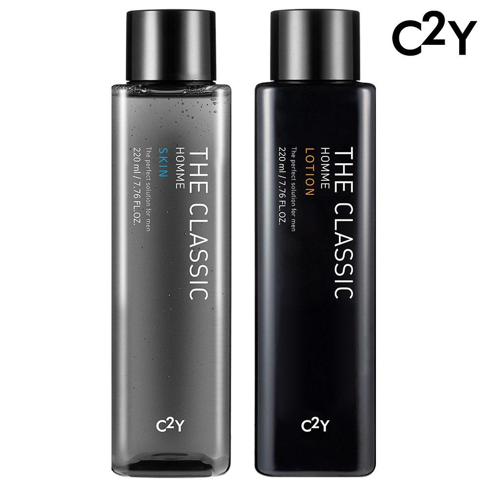 

C2Y The Classic Homme Men s Cosmetics All-in-One Aftershave Skin 220ml, Lotion 220ml Set