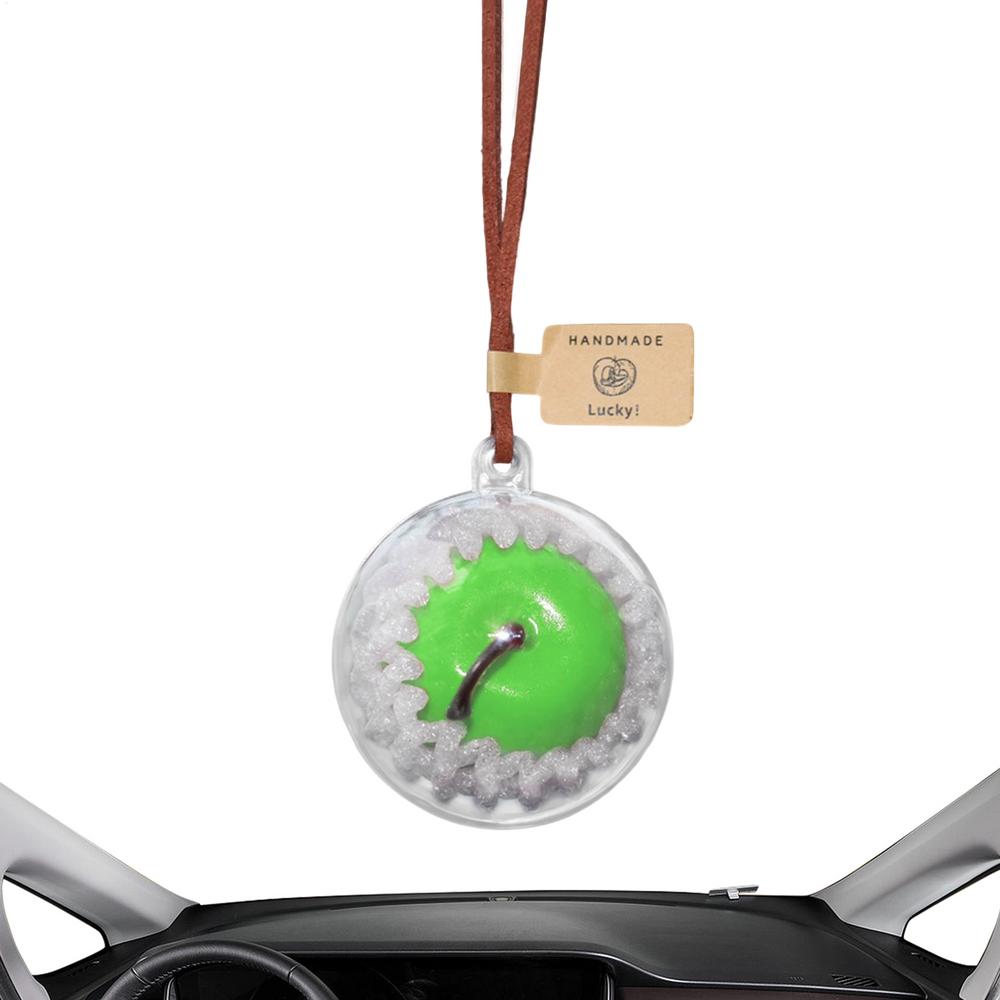 Car Christmas Ornament Fruit Rearview Pendant Portable Creative Car Charm For Vehicle Interior Christmas Tree Truck Women Men
