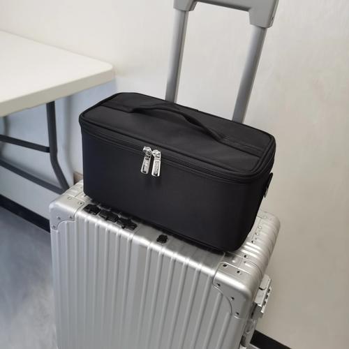 Professional Bridal Makeup Organizer Bag Large Capacity Square Cosmetic Case for Travel