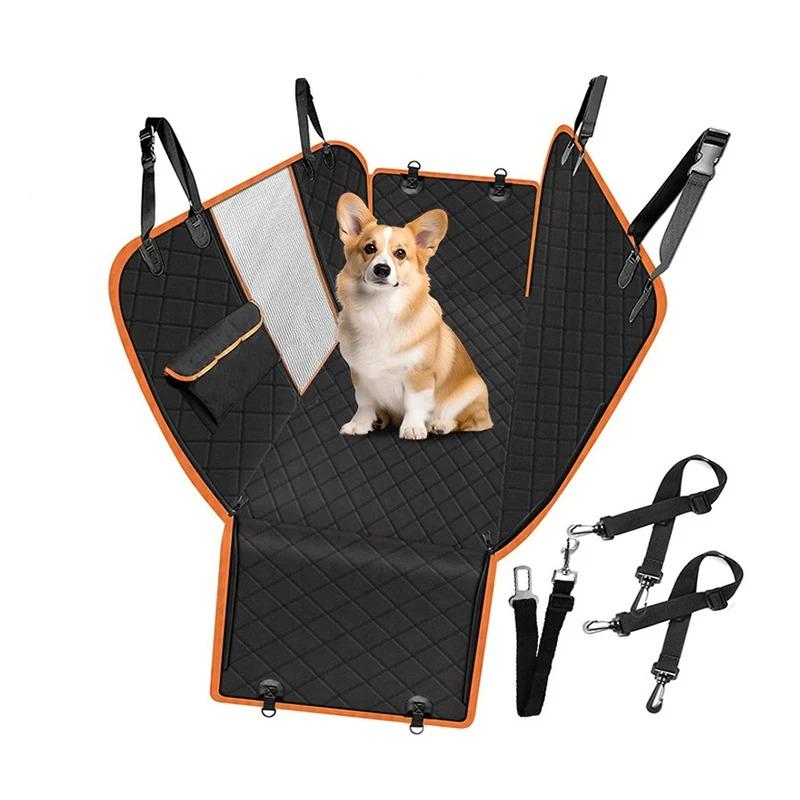 Водонепроницаемый чехол-гамак на заднее сиденье автомобиля для собаки, защита сиденья для путешествий с питомцем