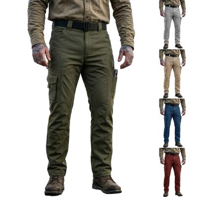 Herren- Cargohose Mehrere Taschen Retro-Farbe für die Arbeit im Freien