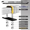 AUTMATCH Hitch Tightener Anti-Rattle Clamp, Heavy Duty Hitch Stabilizer for 1.5" and 2" Trailer