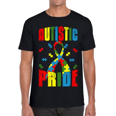 Autistic Pride Autism Awareness Unisex Mens T Shirt Womens Tops Tees