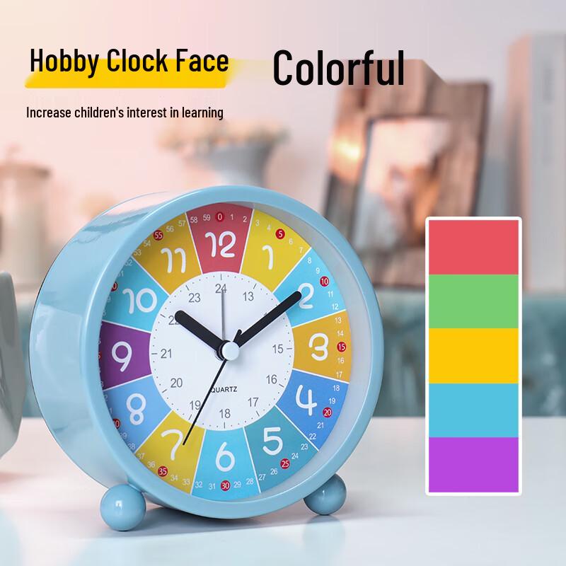 Hense Kids Early Education Alarm Clock with Night Light