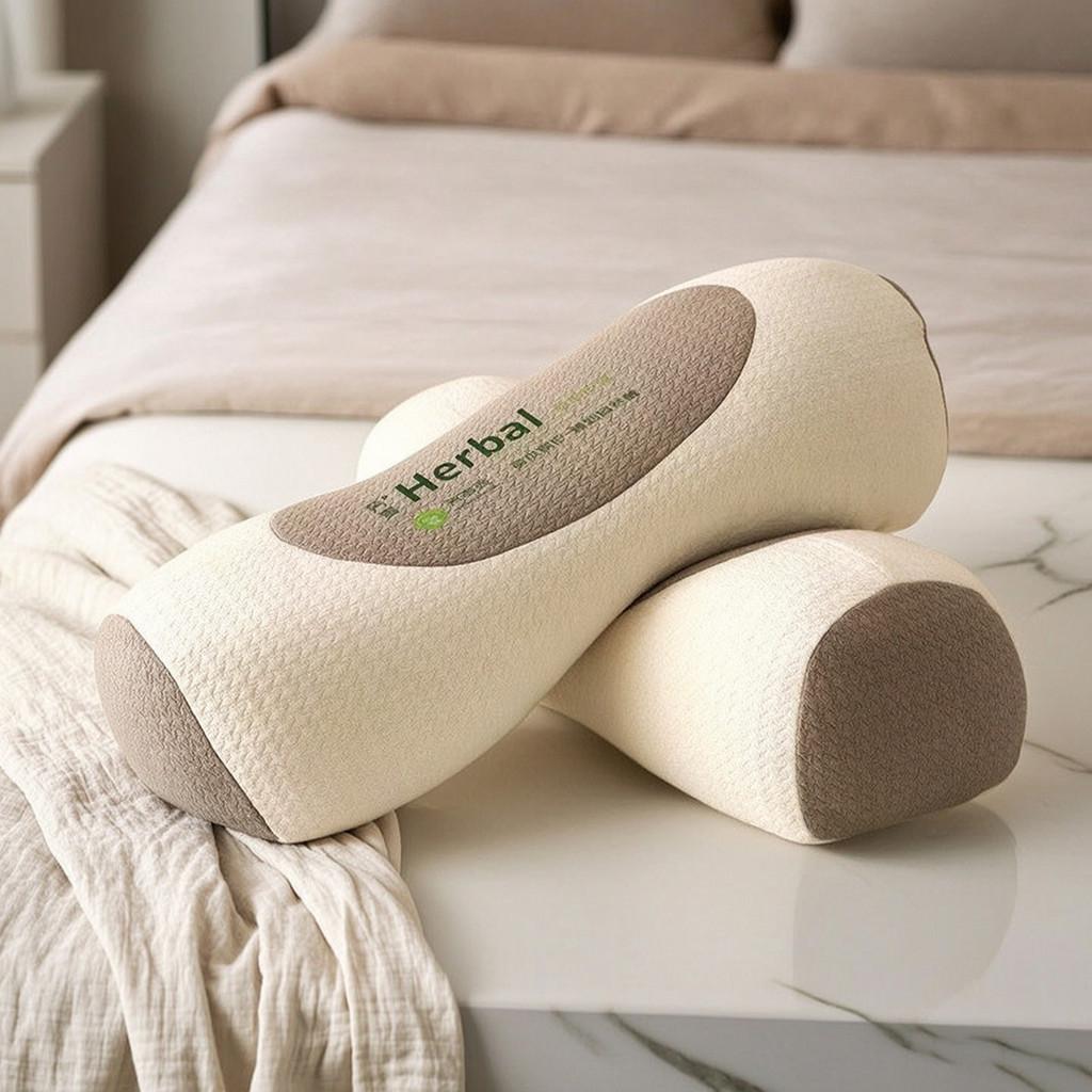 Traditional Buckwheat Filled Neck Pillow For Sleep And Cervical Support