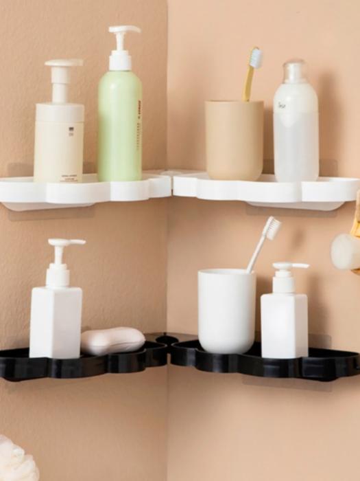 briskstyle ангельское крыло настенная полка для ванной комнаты без сверления black