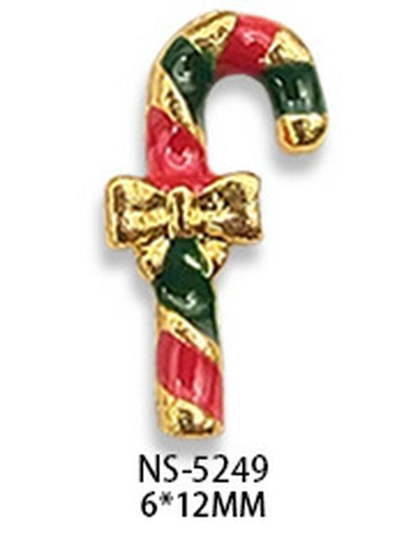 Christmas Nail Art Accessories: Festive Drills & Decorations with Trees, Santa, Deer & Snowman Designs