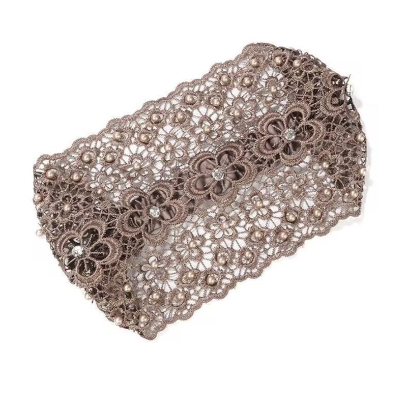 Stylish Lace Hairband With Comfortable Elastic Band Lightweight Design Headband Ideal For Fashion Accessories