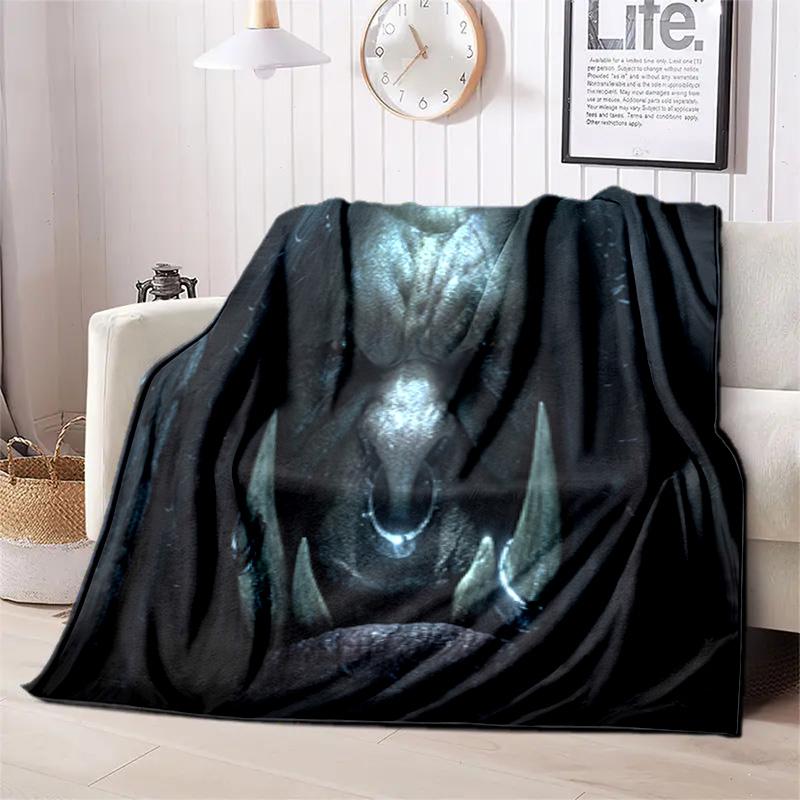 classic game World of Warcraft Frozen Throne blanket Soft and portable four season home bed, sofa blanket, office travel, lunch break, warm blanket Y4