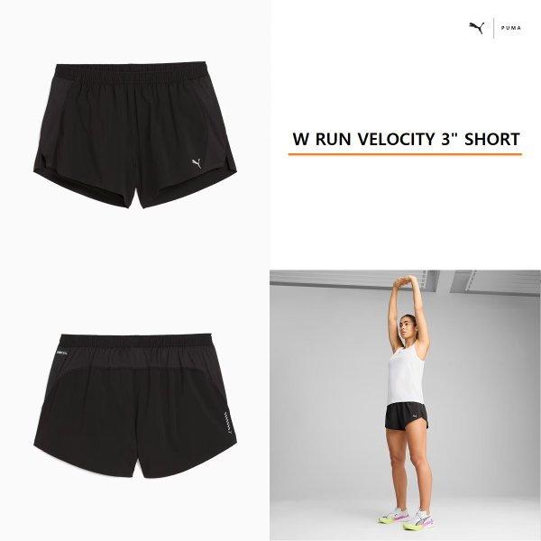 Puma Women S Run Velocity 3 ShortS 527267   01 01 black/S