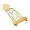 Jazz Guitar Bridge HollowBody Tailpiece with Adjustable Suspended for Guitarists,