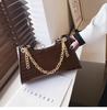 SCIONE Net Red Small Black Bag Female 2019 Autumn and Winter New Fashion Retro One-shoulder Armpit Bag
