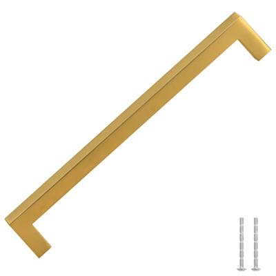 Furniture Handles 5 Pcs Golden 192 Mm Stainless Steel